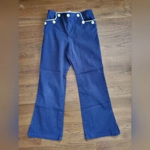 Vtg Gymboree Girls XXL/7 blue pants 2002 - Picture 1 of 5