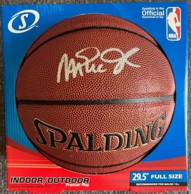 Magic Johnson signiert NBA Spalding Basketball in Box signed Schwartz Sports COA - Bild 1 von 3