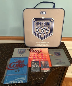 1991 SUPER BOWL XXV 25th Anniversary Buffalo Bills Seat Cushion NOS Complete! - Picture 1 of 13