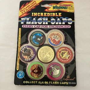 Vintage Slammer Whammers Incredible Flash Caps Pogs Imperial Toys 1994 #8359 - Picture 1 of 4