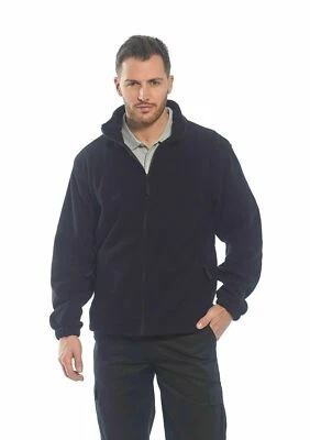 Portwest UF205 Aran Outdoor Polyester Work Zipper Fleece with Elasticated Cuffs - Image 1 of 4