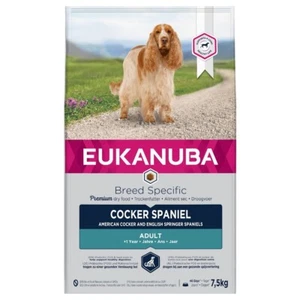 Eukanuba Breed Specific Cocker Spaniel Adult Dry Dog Food 7.5Kg - Picture 1 of 5