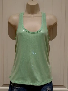 Maglione senza maniche verde Aeropostale paillettes nuovo di zecca taglia P/S - Foto 1 di 6