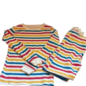 MEMBERS MARK Stripped Pajama Set, Girls Size 8, Multi-color - Picture 1 of 9