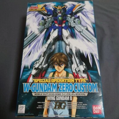 GUNDAM W WING 0 ZERO CUSTOM EW HG Special Operation Type 1:100 Model Kit BANDAI - Image 1 of 4