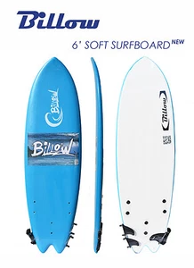 Billow 6' Fish Soft Surfboard, 6ft Soft Board with Leash & Fins - Picture 1 of 1