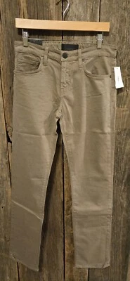 J BRAND Mens Kane Trousers Straight Fit Auburn Size 30W Double Weave Tan Pants - Изображение 1 из 4