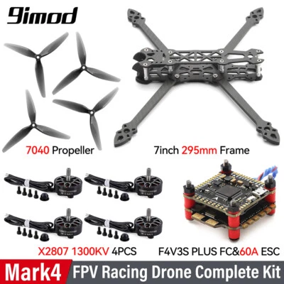 9IMOD 7inch 295mm FPV Frame Propeller 1300KV Brushless Motor Combo for RC Drone