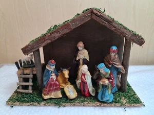 Vintage 1999 Christmas Nativity Porcelain Set - Picture 1 of 11