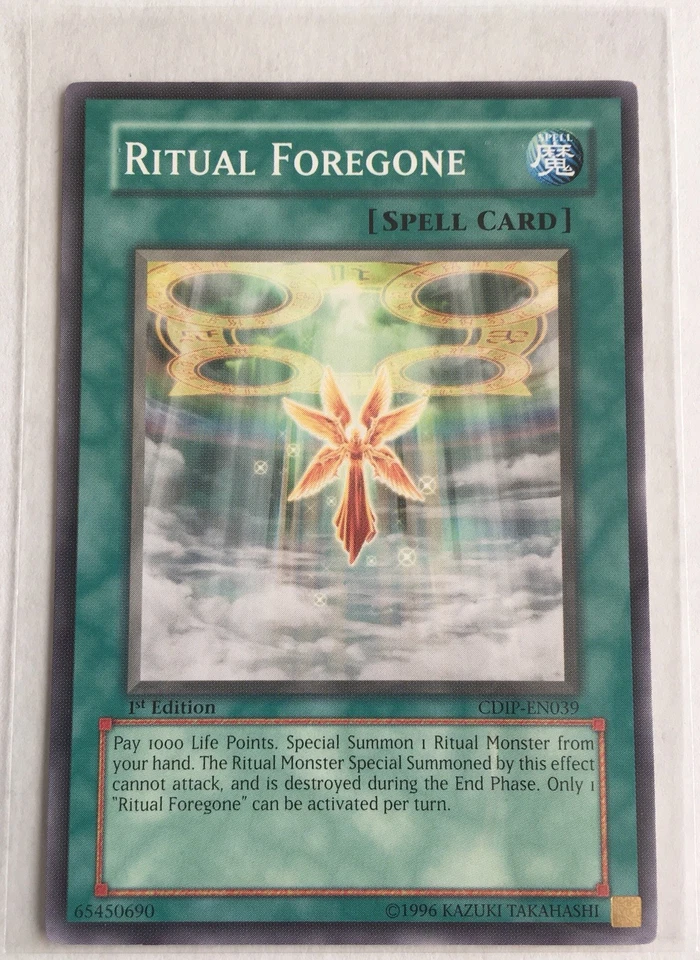 Ritual Foregone - CDIP-EN039 - Common - 1st Edition M/NM Yugioh - Image 1 of 1