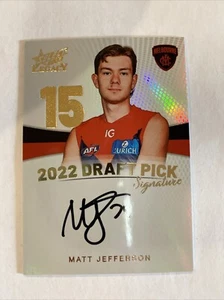 Selección de draft AFL Select Legacy 2023 "Matt Jefferson" dorado DPSG15 #28/90 Melbourne - Imagen 1 de 3