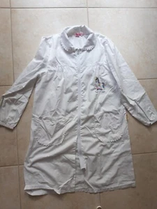 lotto 1996 grembiule bianco scuola bimba bambina mis.100 - Foto 1 di 1
