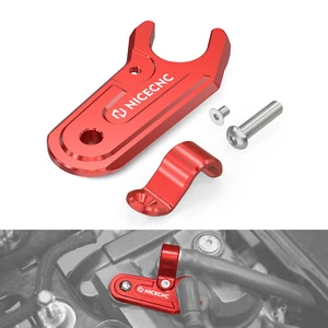 NICECNC Spark Plug Boot Hold Down For Yamaha YFZ450X 10-11 YFZ450R 2009-2025 Red - Picture 1 of 9