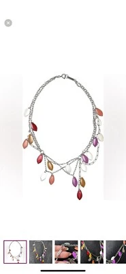 Ожерелье Isabel Marant So Long Joao цветное (оранжевый фиолетовый фуксия). Потрясающий! - Изображение 1 из 4