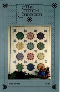 Star Flower Quilt Pattern by The Stitch Connection 124 - Picture 1 of 2