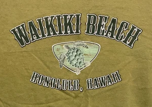 T-Shirt LRG "Waikiki Beach Honolulu Hawaii" T-Shirt - Picture 1 of 2