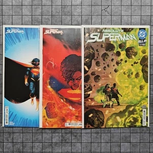 Absolute Superman #3 (A, B, C) Variant Set (2025) - UNREAD NM - Picture 1 of 3