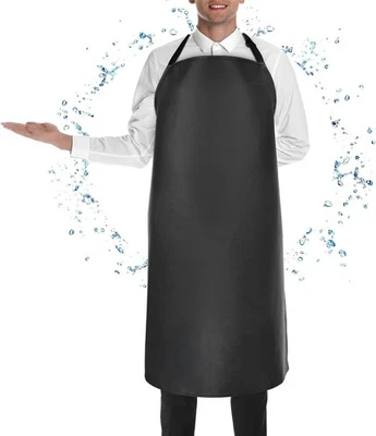 Waterproof Rubber Vinyl Apron 43 Heavy Duty for Chemical Work and Dishwashing - Image 1 of 4