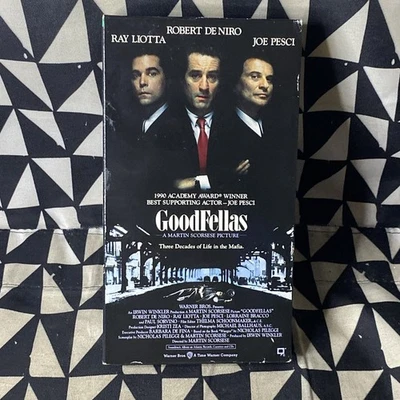GOODFELLAS VHS 1990 Ray Liotta Robert De Niro Joe Pesci Foto 1 de 4