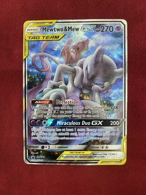 Pokémon TCG Mewtwo and Mew GX Sun Moon SM191 - Image 1 of 2