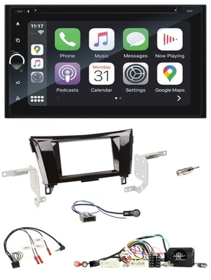 Blaupunkt DAB Lenkrad TMC Bluetooth USB 2DIN Navigation für Nissan X-Trail 2014- - Bild 1 von 4