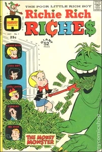 Richie Rich Riches #1 VG 4.0 1972 Stock Image - Picture 1 of 1