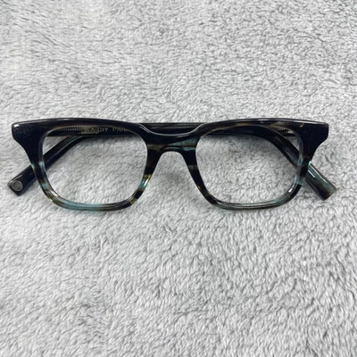 Warby Parker Clark 140 47-19-145 Anteojos Monturas Azul Mármol Foto 1 de 4