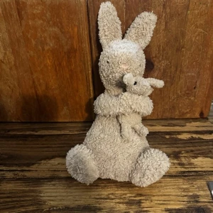 Jellycat Huddles Bunny - Hase mit Baby - Stofftier 12 Zoll - Bild 1 von 6