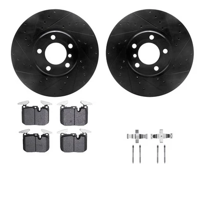 R1 Concepts WHTH1-31094 2-Wheel Set Brake Disc and Pad Kits Front for 330 328 - Image 1 of 3
