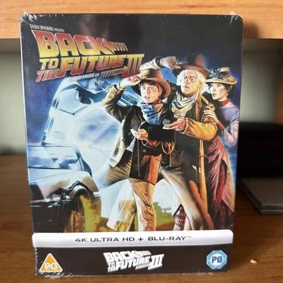 Back To The Future Part III (3) 4K UHD + Blu Ray Steelbook - Image 1 of 3