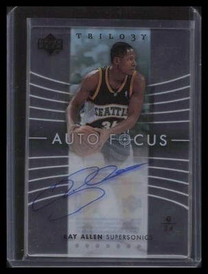 2004-05 Upper Deck Trilogy Auto Focus AL Ray Allen Auto - Image 1 of 2