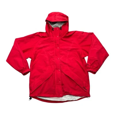 Vintage 90s LL Bean Gore-Tex Rain Jacket Women’s Size Large Red - Image 1 of 4