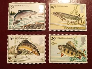 SELLOS REINO UNIDO UK MNH 1983 PECES FLUVIALES  - Imagen 1 de 1