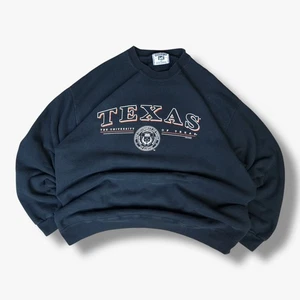 VINTAGE 90s Lee Texas University Sweatshirt Large L Herren Schwarz Sweater Pullover - Bild 1 von 8