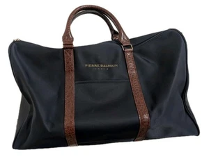 Vintage Pierre Balmain By Maruem Japan Travel Duffle Bag - Picture 1 of 11