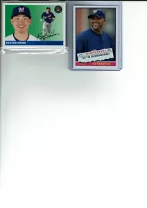 Juego de equipos de béisbol de los Milwaukee Brewers 2020 (8) tarjetas base + Plus+ - Imagen 1 de 2