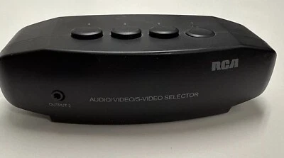 RCA 4 Way AV Video Selector Switcher w/ S-Video DVD Gaming TV VH911. - Image 1 of 4