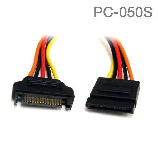 12-Inch SATA 15-Pin Male to Female  Power Extension Cable (SATAPOWEXT12)  - Image 1 of 1