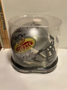RARE 2016 NCAA OUTBACK BOWL TENNESSEE VOLUNTEERS MULTI-SIGNED MINI HELMET w/ COA - Picture 1 of 4