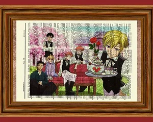 Ouran High School Host Club Wörterbuch Kunstdruck Poster Bild Anime Manga  - Bild 1 von 3