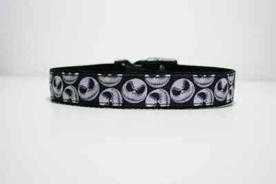 Nightmare Before Christmas Halloween Dog Collar and Lead - Image 1 of 2