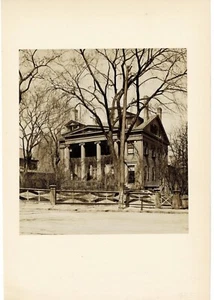 ORIG. Foto autor de la década de 1880 Edward Everett Hale casa en Highland Street en Boston - Imagen 1 de 2