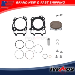 Top End Rebuild Kit Piston Ring Set with Gaskets for Polaris RZR 570 12-16 99mm - Picture 1 of 15