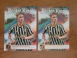 2 X 2023-24 Donruss Soccer Rookie Kings Insert Hans Nicolussi Caviglia Juventus - Picture 1 of 2
