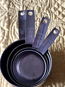 You Choose! Vintage Unbrand Stainless Steel Nesting Measuring Cups 1 Cup-1/4 Cup - Picture 1 of 28