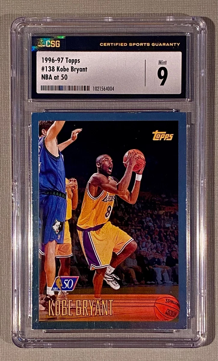 Topps Kobe Bryant Rookie Basketball Trading Cards