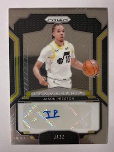2024-25 Prizm Penmanship Jason Preston Auto. Jazz - Picture 1 of 1