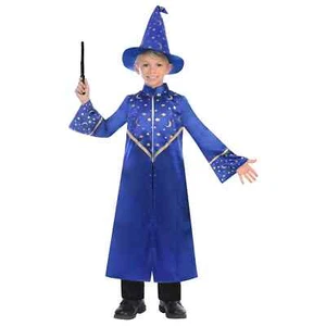 Child Wizard Kids Costumes 4-10 Years Old Week Book Costume Party B101 - Picture 1 of 2