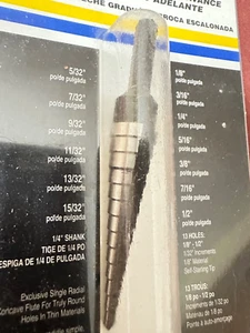 Unibit Corporation - Unibit STUFENBOHRER 13 Löcher 1/8" bis 1/2" - Bild 1 von 4