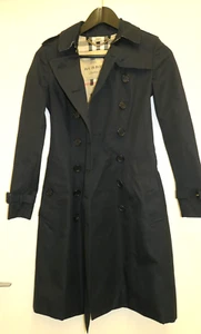 Burberry The Chelsea Long Navy Blau Damen Gr. UK 2 IT 34 ungetragen - Bild 1 von 9